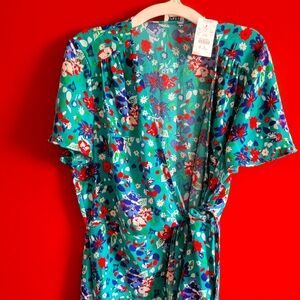 Jcrew Factory Wrap Mini Dress